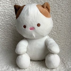 MINISO Mini Family Plush Cat Embroidered Eyes & Nose Stuffed Animal Toy